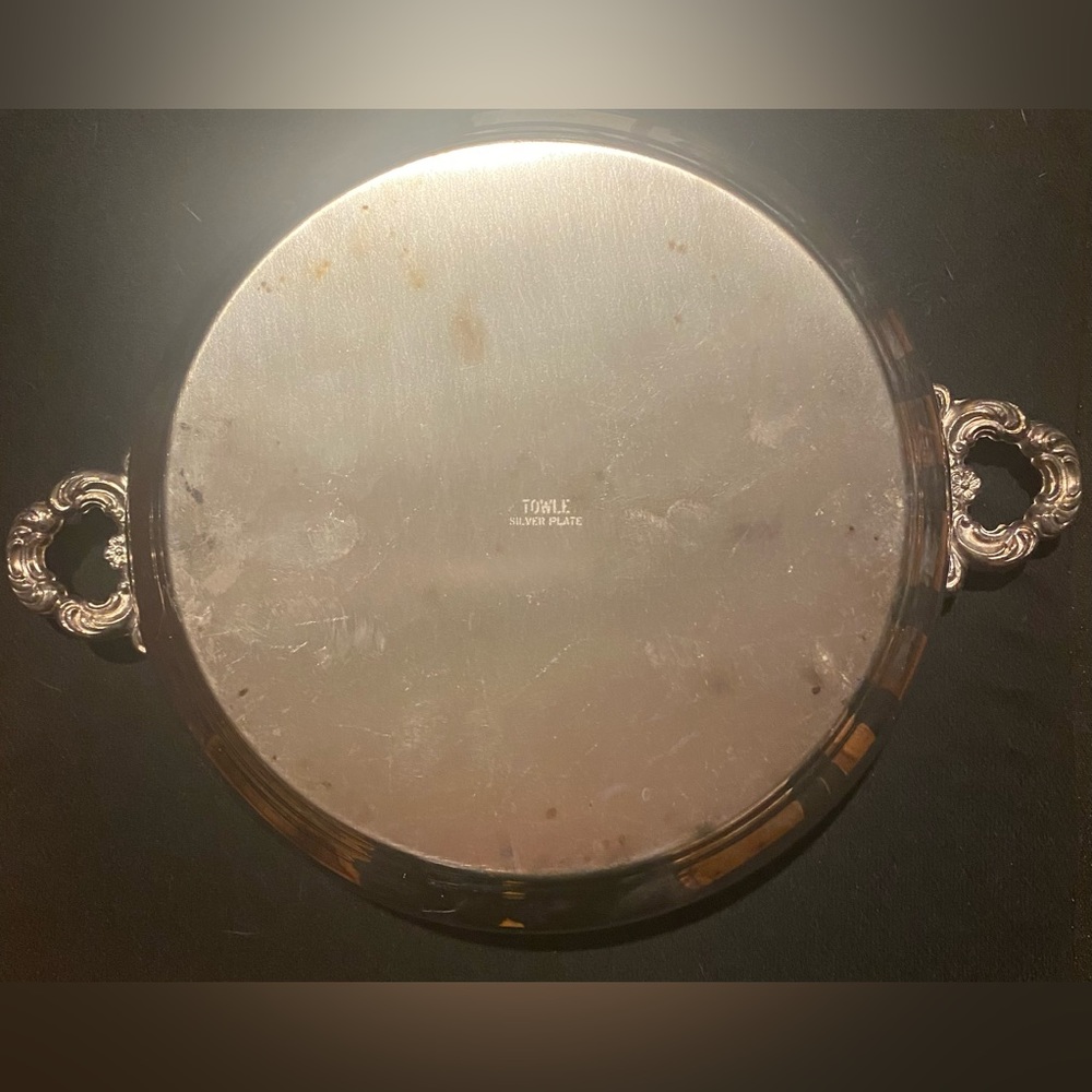 Vintage Towle Silver Plated Serving Dish (Patina)